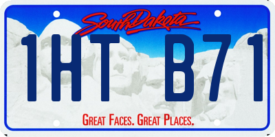 SD license plate 1HTB71