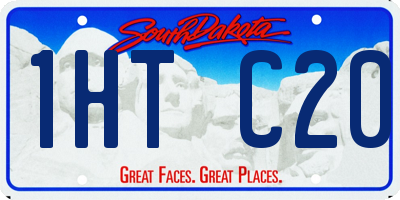 SD license plate 1HTC20