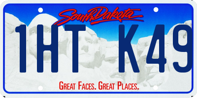 SD license plate 1HTK49