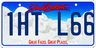 SD license plate 1HTL66