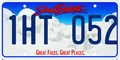 SD license plate 1HTO52