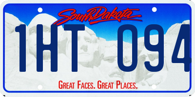 SD license plate 1HTO94