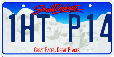 SD license plate 1HTP14