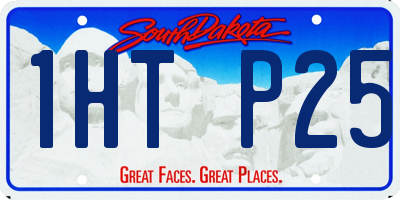 SD license plate 1HTP25