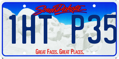 SD license plate 1HTP35