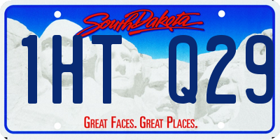 SD license plate 1HTQ29