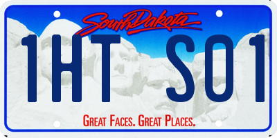 SD license plate 1HTS01