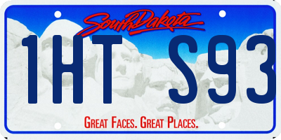 SD license plate 1HTS93