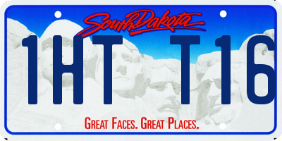SD license plate 1HTT16