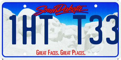 SD license plate 1HTT33