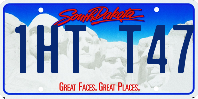 SD license plate 1HTT47