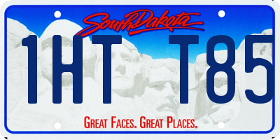 SD license plate 1HTT85