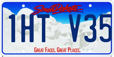 SD license plate 1HTV35