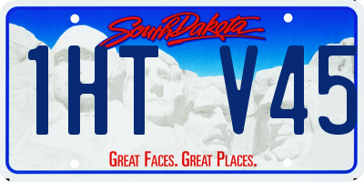 SD license plate 1HTV45