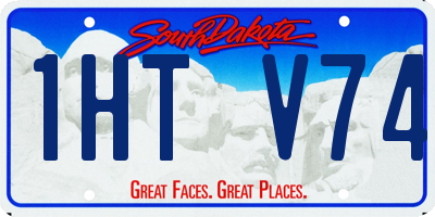 SD license plate 1HTV74