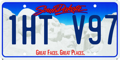 SD license plate 1HTV97