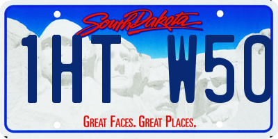SD license plate 1HTW50