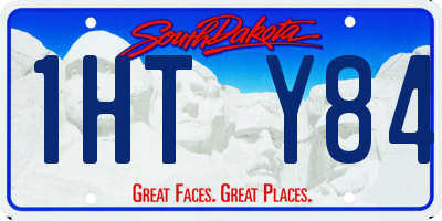 SD license plate 1HTY84