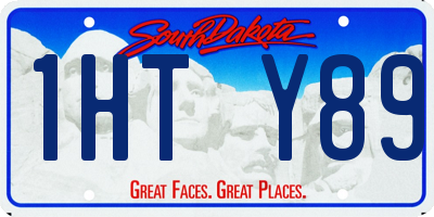 SD license plate 1HTY89