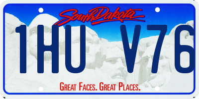 SD license plate 1HUV76