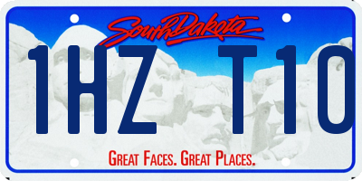 SD license plate 1HZT10