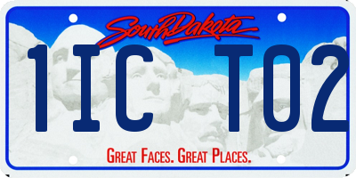 SD license plate 1ICT02