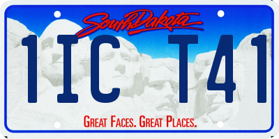 SD license plate 1ICT41