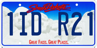 SD license plate 1IDR21