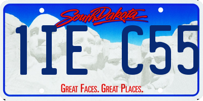 SD license plate 1IEC55