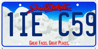 SD license plate 1IEC59