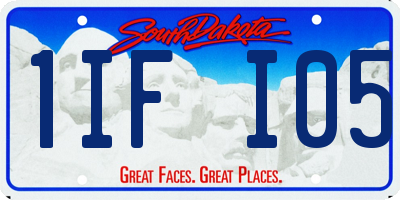 SD license plate 1IFI05