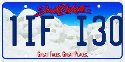 SD license plate 1IFI30