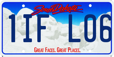 SD license plate 1IFL06