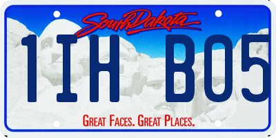 SD license plate 1IHB05