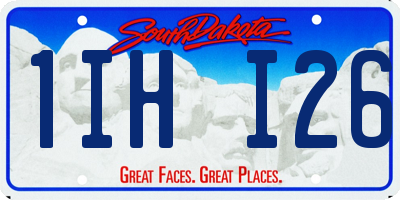 SD license plate 1IHI26