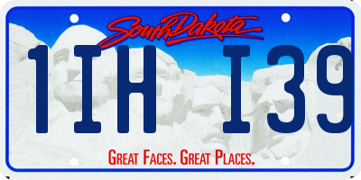 SD license plate 1IHI39