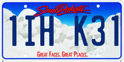 SD license plate 1IHK31
