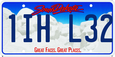 SD license plate 1IHL32
