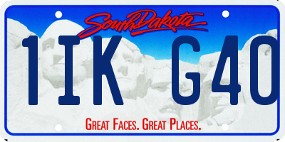 SD license plate 1IKG40