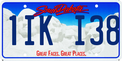 SD license plate 1IKI38