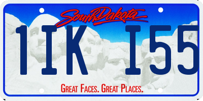 SD license plate 1IKI55