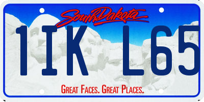 SD license plate 1IKL65
