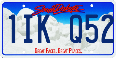 SD license plate 1IKQ52