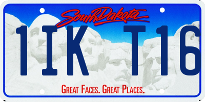SD license plate 1IKT16
