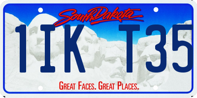 SD license plate 1IKT35