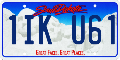 SD license plate 1IKU61