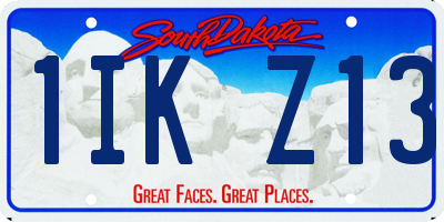 SD license plate 1IKZ13