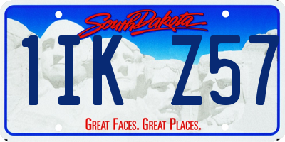 SD license plate 1IKZ57