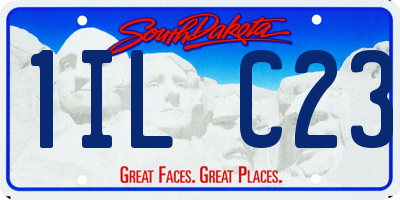 SD license plate 1ILC23