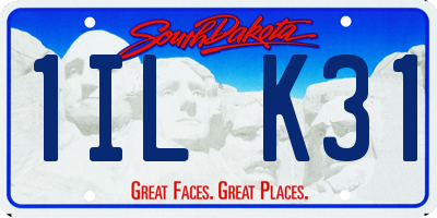 SD license plate 1ILK31